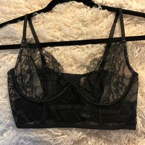Lace balconette lingerie